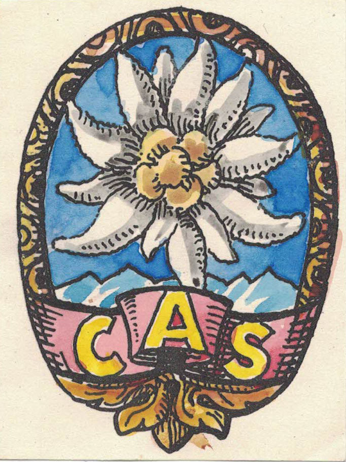 Handgemaltes Club-Emblem